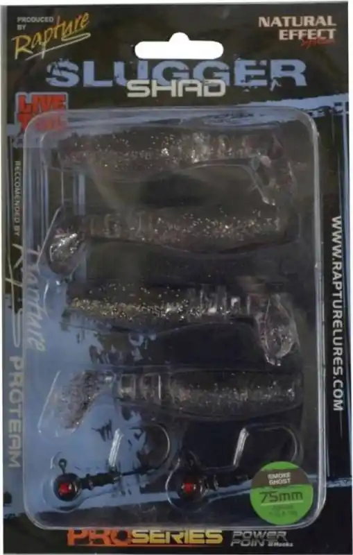 Rapture Slugger Shad Set 75 Smoke Ghost 4+2db/csg, műcsali szett Koop Online