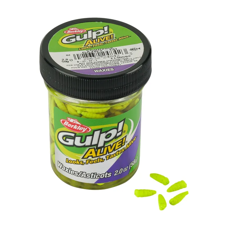 Berkley GAJWX-WH GLPALIVWAXIES MLD 12MM WHITE 45 gumihal Betrouwbaar