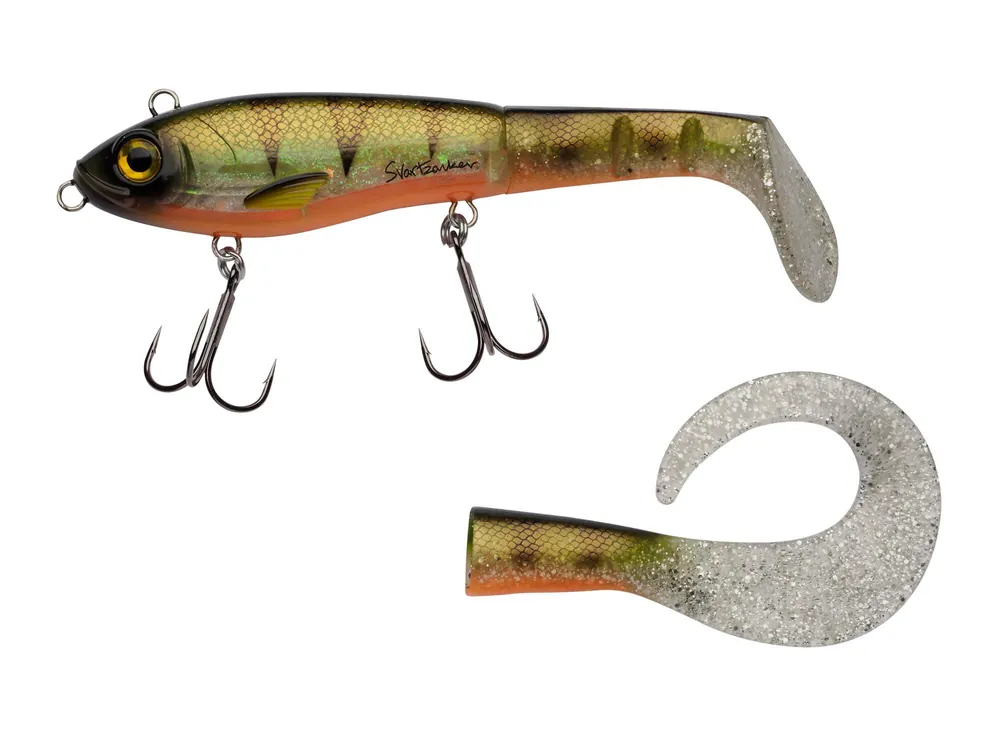 Abu Garcia Svartzonker SVZ McHybrid 16.5cm 74g Yellow Fin Perch hibrid wobbler Seizoensaanbieding