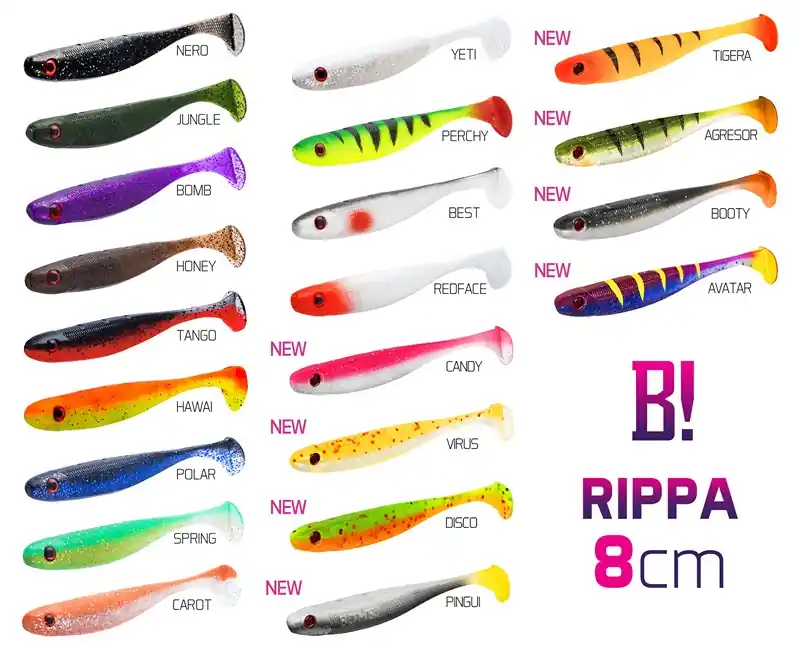 Delphin BOMB! Gumihal Rippa / 5db (8cm/PINGUI) Goedkoop