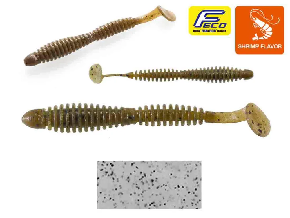 Gereduceerde Prijs Tiemco Locoism Flexy Shad 3" 7.6cm 161 Whitefish Sp