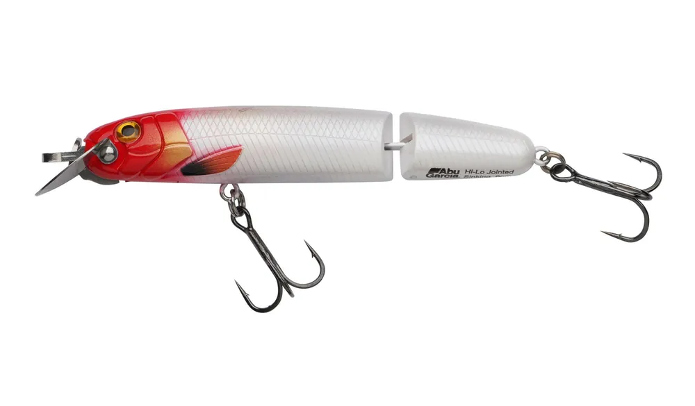 Beste Prijs Abu Garcia Beast Hi-Lo Jointed sinking 9cm/12g Red Head wobbler