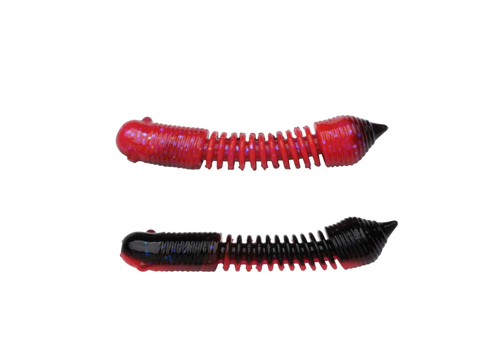 Superprijs Berkley PowerBait PWRBT PWR Pillar 55mm Slmn Egg Rd/ Black gumihal