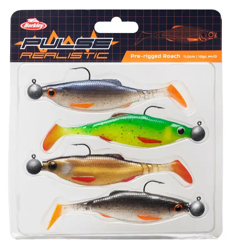 Berkley Pulse Realistic Roach 11cm 4 Darab gumihal Gecertificeerd