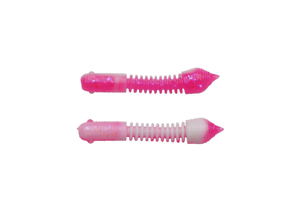 Express Levering Berkley PowerBait PWRBT PWR Pillar 40mmPink/White gumihal