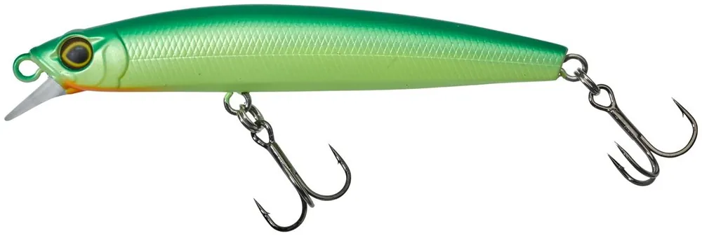 Populair Illex Battle Minnow 8cm F Magic Lime Chart wobbler