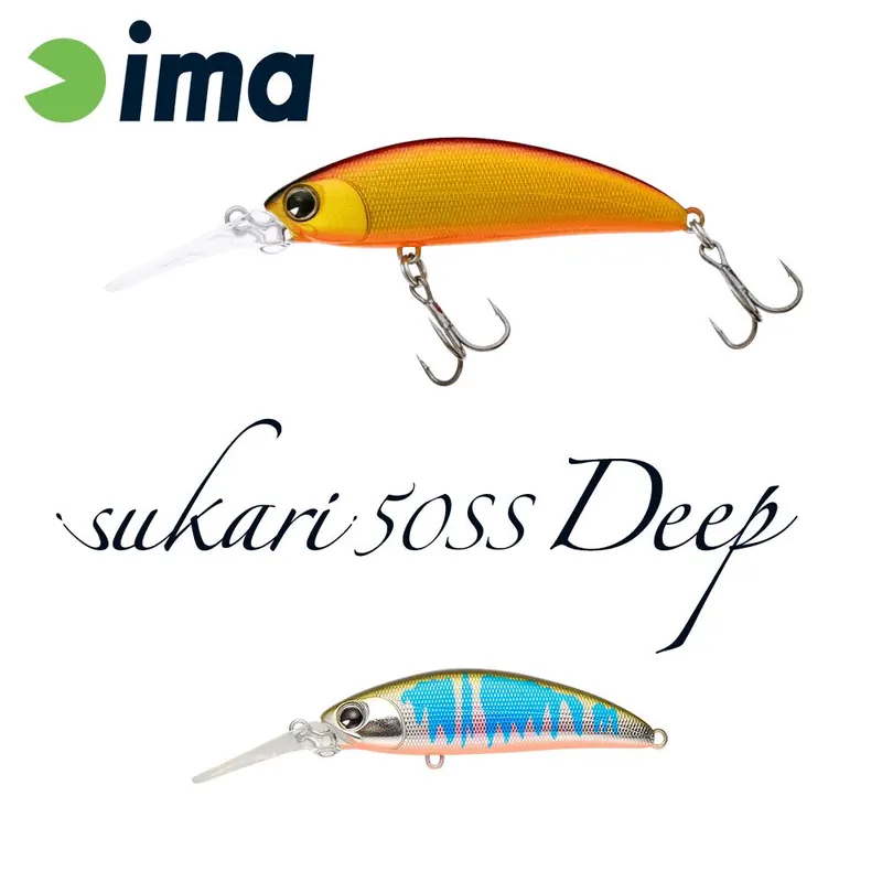 Finale Uitverkoop Ima Sukari 50Ss Deep 50mm 5g 116 Oikawa Orange Berry wobbler