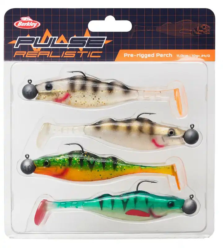Berkley Pulse Realistic Perch 7cm 4 Darab gumihal Hete Deal