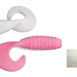 Aanbieding Trabucco Yummy Bait Curly Tail natural 8db plasztik csali
