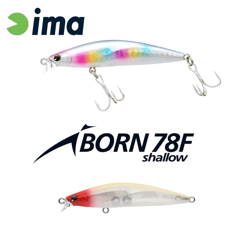 Ima Iborn 78F Shallow 78mm 8.5g 015 Classical Red Head wobbler Shop Nu