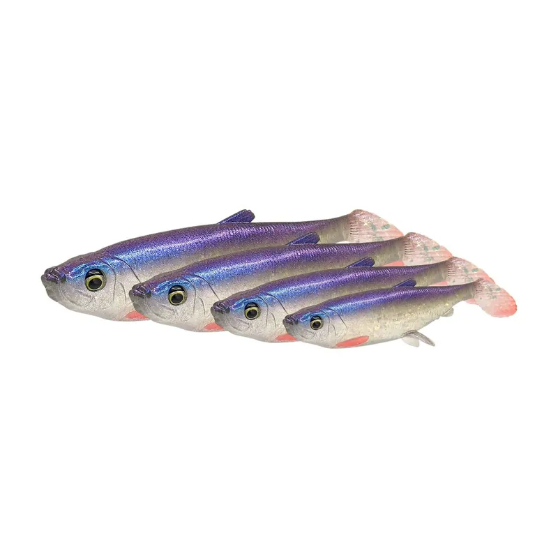 Dagaanbieding Savage Gear 3D HERRING SHAD 9CM 5G BLACK RED 40PCS gumihal