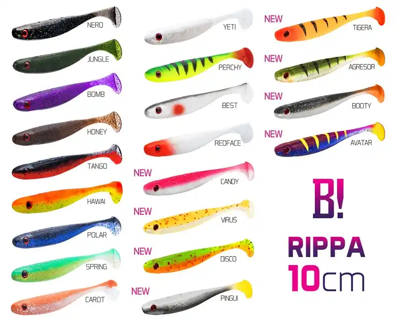 Koopje Delphin BOMB! Gumihal Rippa / 5db (10cm/CANDY)