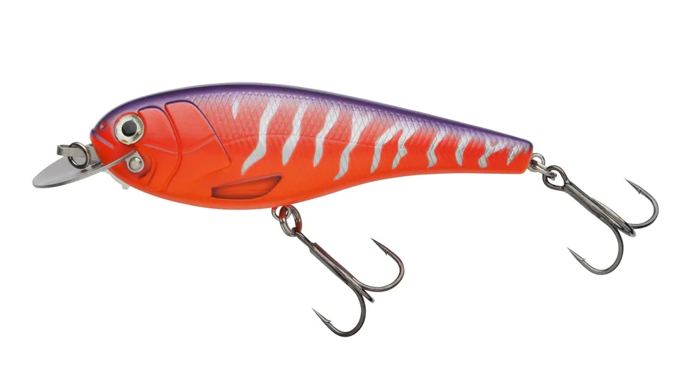 Abu Garcia Beast Hi-Lo floating 12cm 47g Red Tiger wobbler Aanbieding