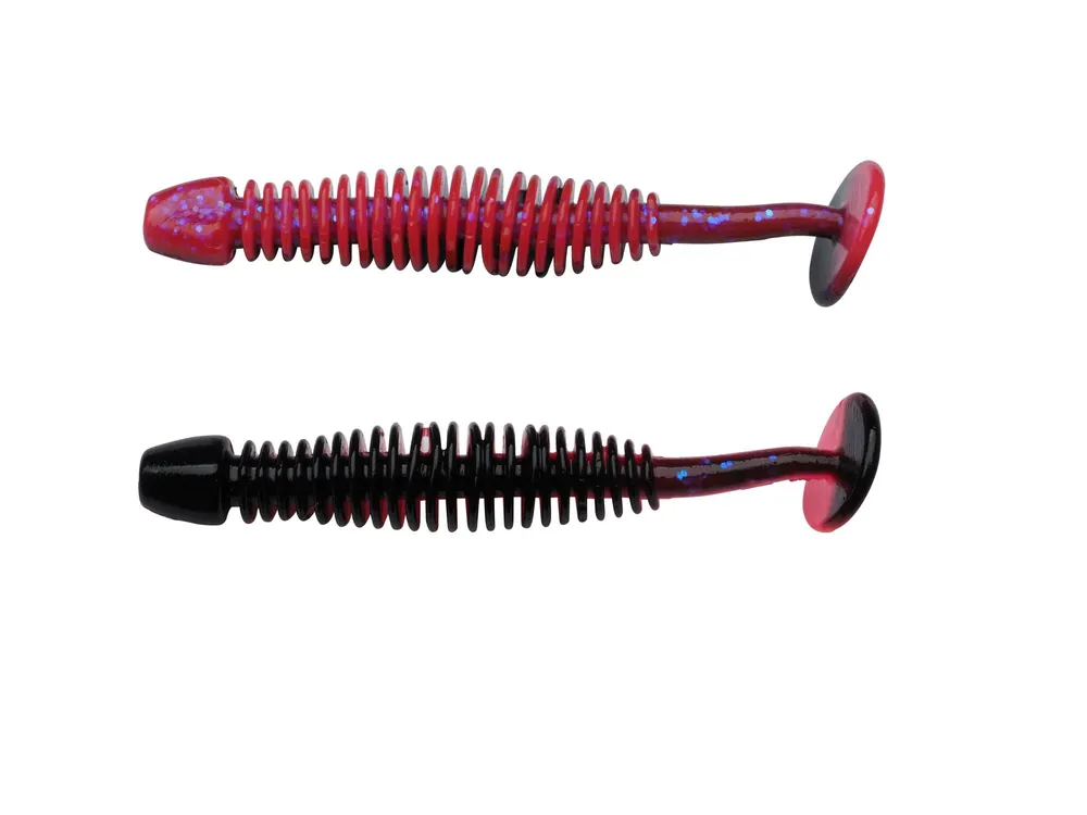 Berkley PowerBait PWRBT PWR Leech 60mmSalmon Egg Red/Black gumihal Voordeelprijs