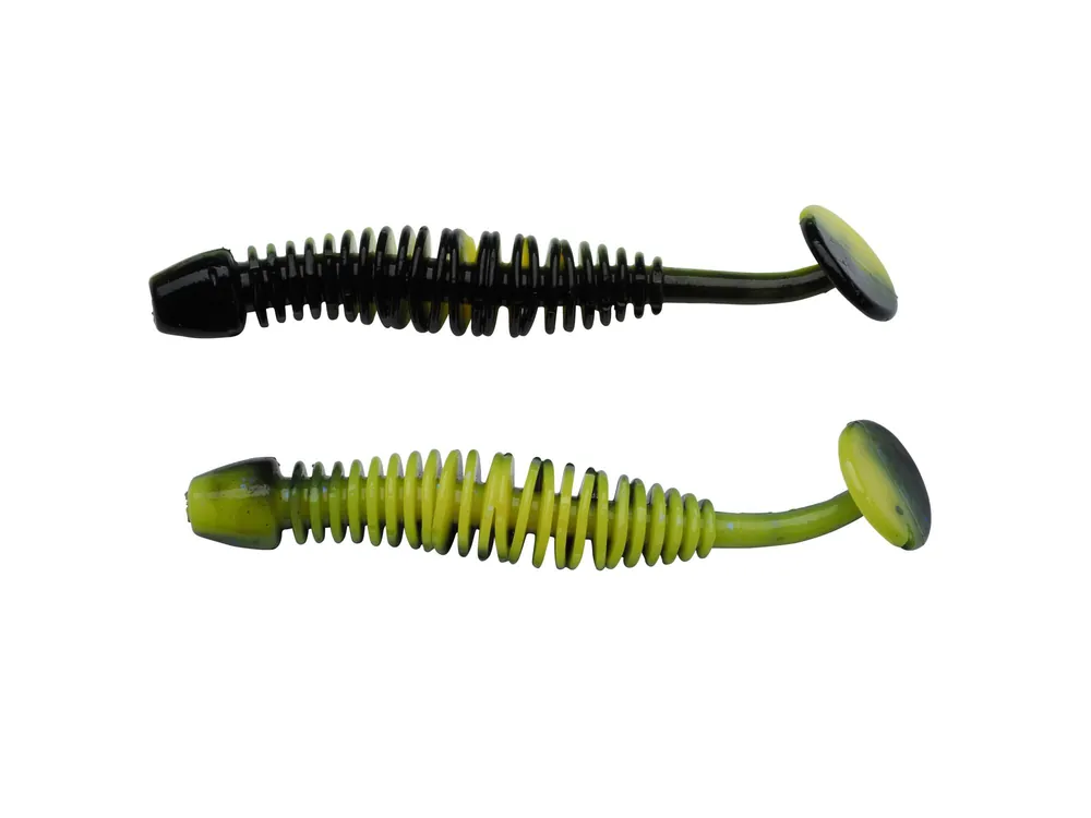 Korting Berkley PowerBait PWRBT PWR Leech 60mmBlack/Snsne Ylw gumihal