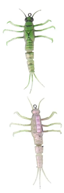 Aanbieding Savage Gear 3D TPE MAYFLY NYMPH 5CM 2.5G GREEN gumihal