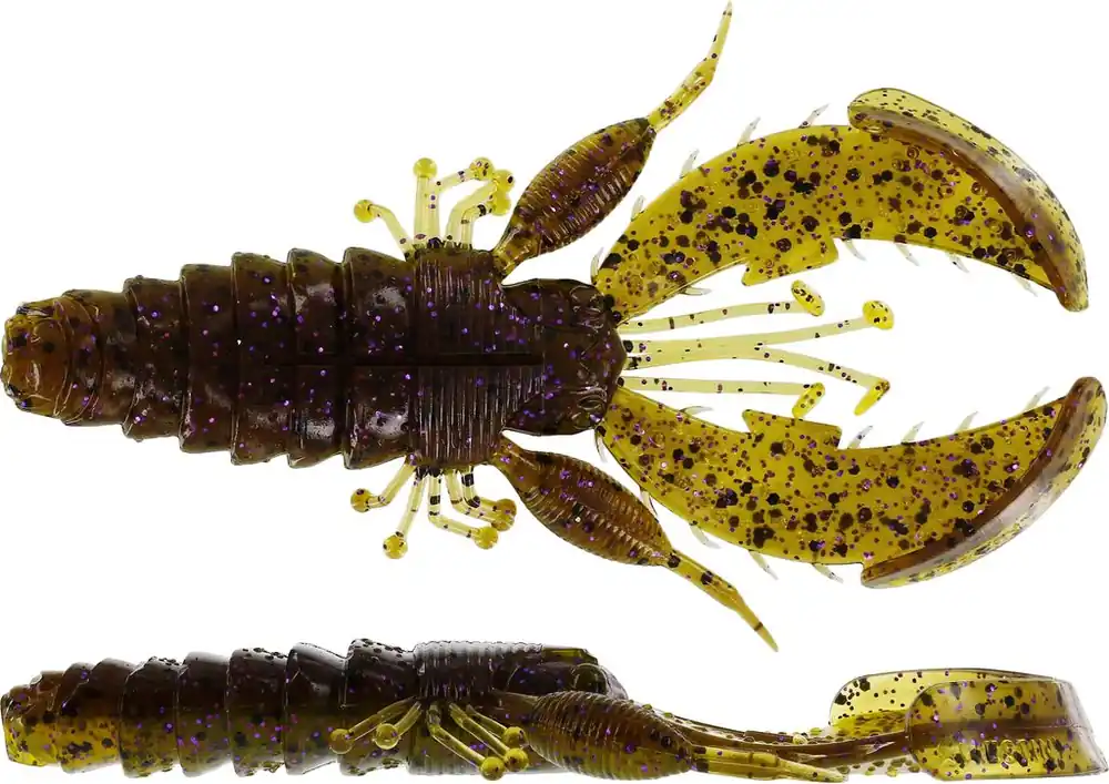 Lage Kosten WESTIN CreCraw Creaturebait 6,5cm 4g Green Pumpkin Purple 6pcs