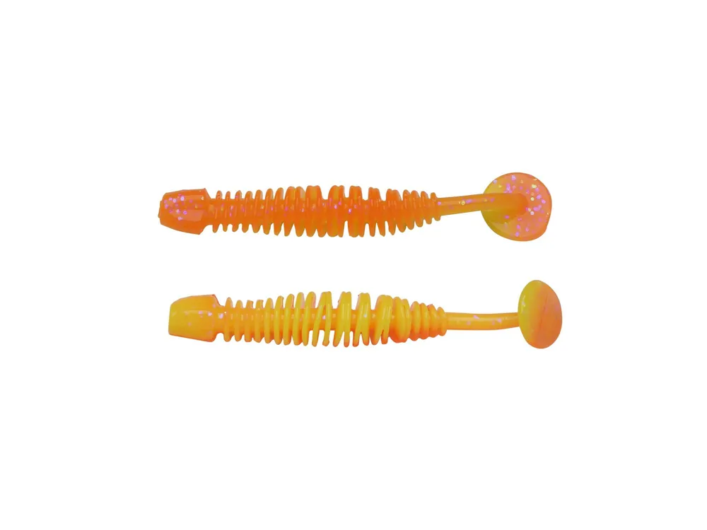 Aanbieding Berkley PowerBait PWRBT PWR Leech 50mmFL Orng/Snsne Ylw gumihal