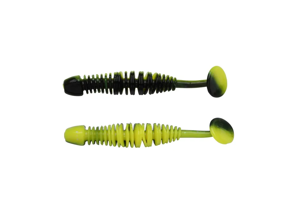 Berkley PowerBait PWRBT PWR Leech 50mmBlack/Snsne Ylw gumihal Seizoensaanbieding