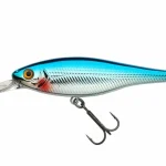 Aanbieding Berkley Pulse Minnow deep 8cm/13.2g Blue Flash plasztik csali