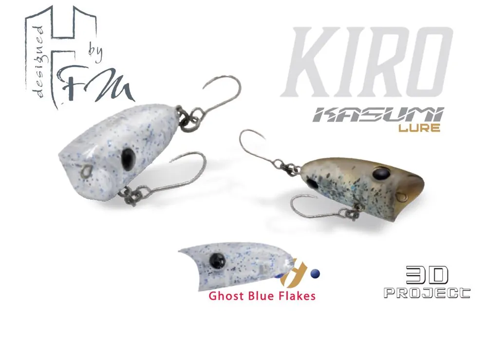 Alleen Vandaag Herakles Popper Area Kiro F 2.7cm 1.8g Ghost Blue Flakes