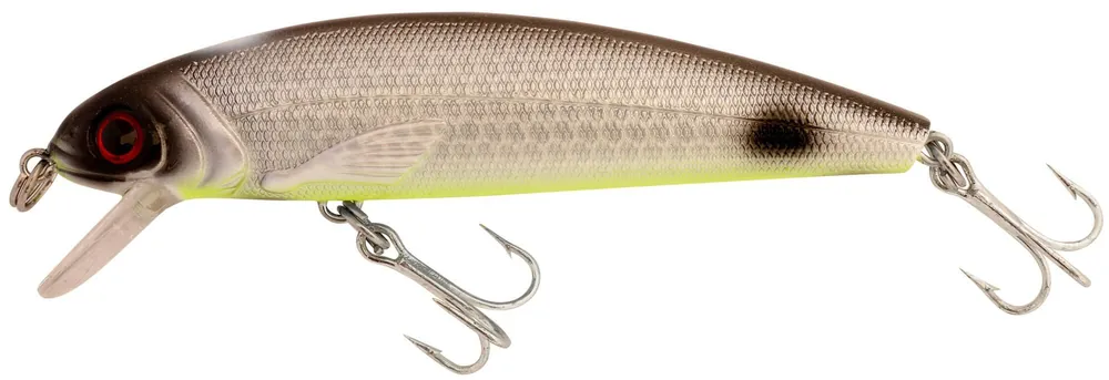Abu Garcia Tormentor 9g - 70mm Silver/Yellow Floating wobbler Express Levering