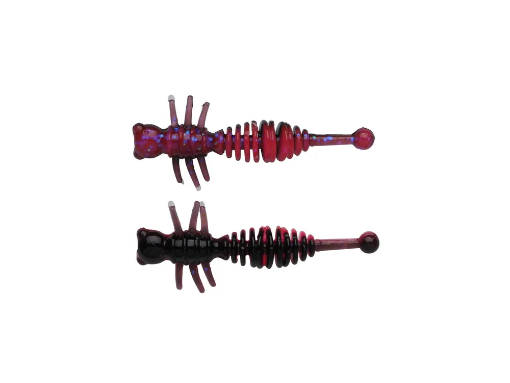 Alleen Vandaag Berkley PowerBait PWRBT PWR Larvae 40mm Slmn Egg Red/Black gumihal