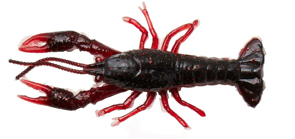 Gecertificeerd Savage Gear NED CRAW 6.5CM 2.5G F BLACK AND RED 4 Darab gumihal