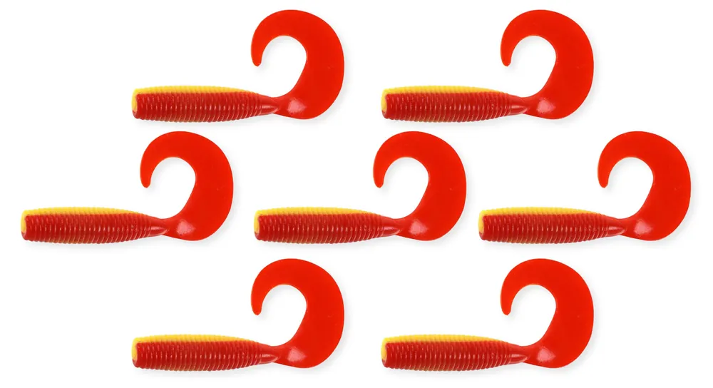 Nevis Twister 6cm 7db/cs sárga-piros Beste Prijs