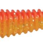 Direct Beschikbaar Rapture Ribbed Swing Shad 7cm red-yellow 12db plasztik csali