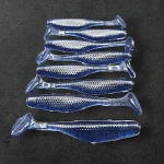 Alpha Tackle Paddleworm Deep Blue / 7cm / 1db Voordeelprijs