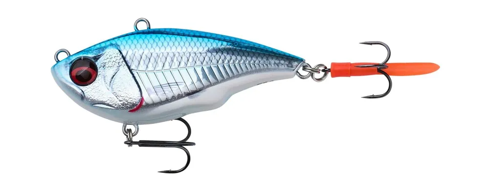 Savage Gear FAT VIBES XL 10cm 58G SINKING Blue Silver Chrome wobbler Express Levering