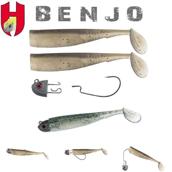 Korting Herakles Combo Horog Benjo Shad 3" 7.5cm Baitfish gumihal