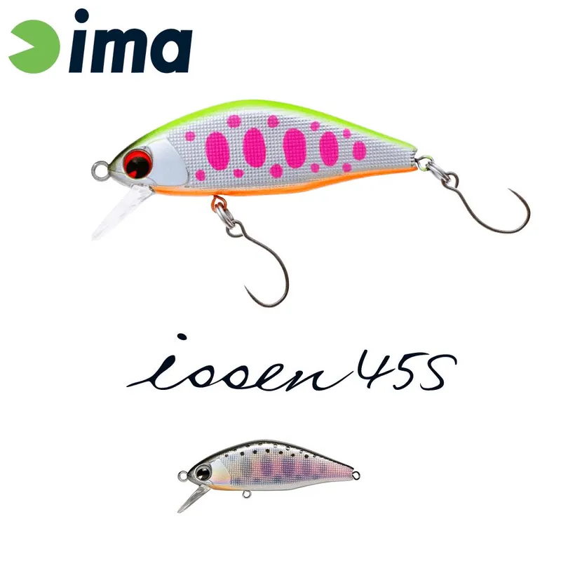 Ima Issen 45S 45mm 3.7g 107 Yamame wobbler Laatste Kans