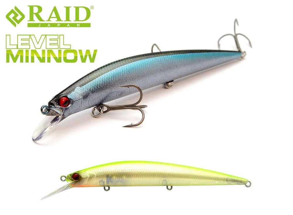 Beperkte Voorraad Raid Japan Raid Level Minnow 125mm 14g 022 Pearly Chart
