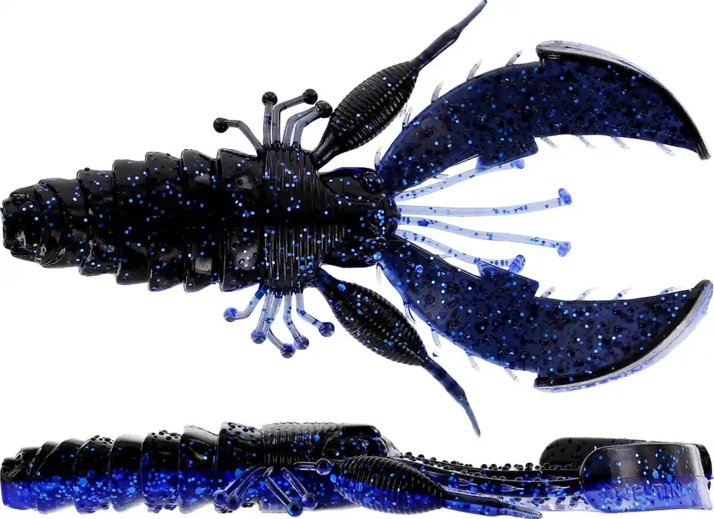 Koopje WESTIN CreCraw Creaturebait 8,5cm 7g Black/Blue 5pcs