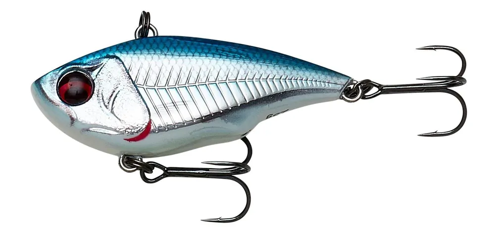 Savage Gear FAT VIBES 6.6CM 22G S BLUE CHROME wobbler Voordeelprijs