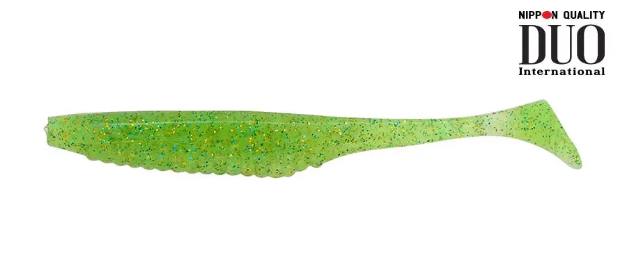 Duo Realis Versa Shad 4" 10cm F084 Lime Chartreuse Uv Rechtstreeks Van De Fabrikant