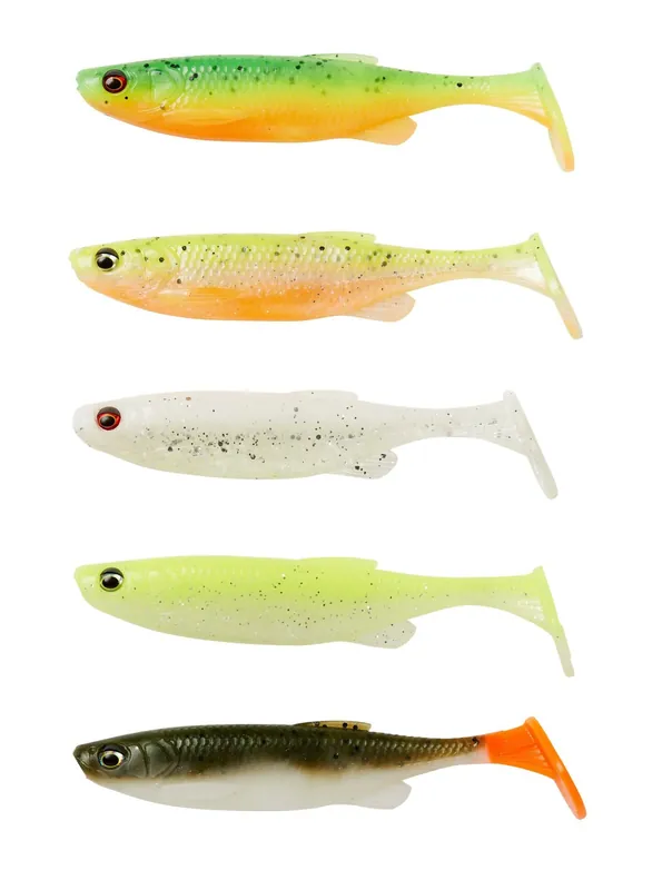Savage Gear FAT MINNOW T-TAIL 10.5CM 11G DW MIX 5 Darab gumihal Superprijs