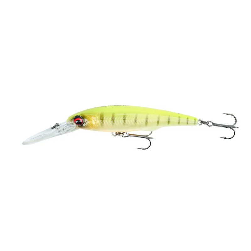 Speciale Aanbieding Savage Gear GRAVITY TWITCH DR 9.5cm 16.5G SP Fluor Yellow Tiger wobbler