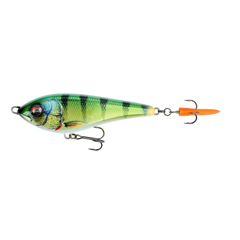 Uitverkoop Savage Gear DEVIATOR SWIM 12.5CM 50G SS CHROME PERCH jerkbait wobbler