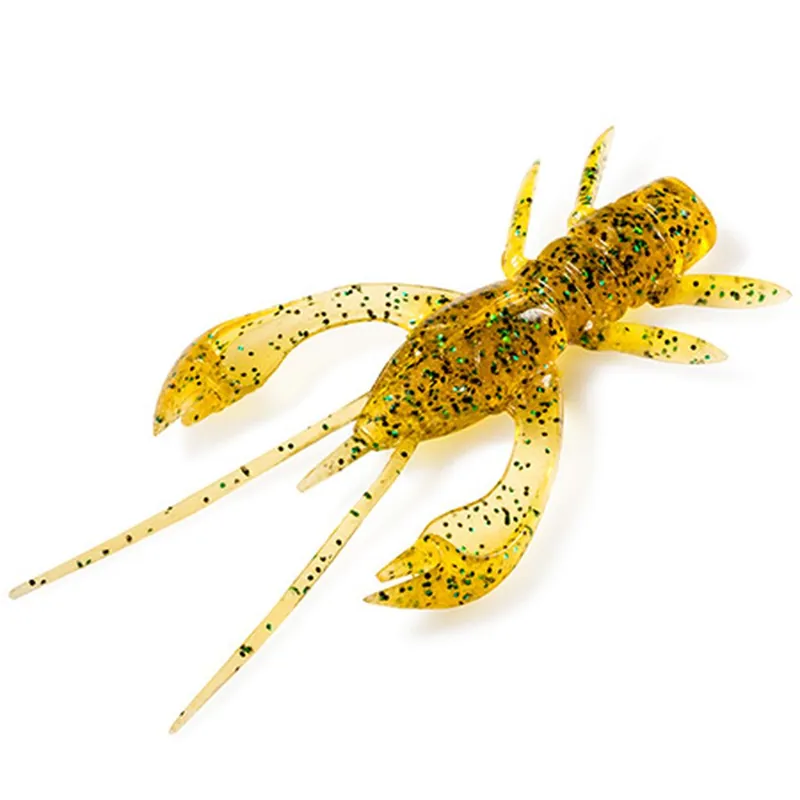 Uitverkoop FISHUP Real Craw 1.5" (10pcs.), 036 - Caramel/Green & Black