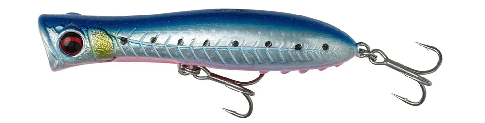 Seizoensaanbieding Savage Gear GRAVITY POPPER 9CM 13.5G F W GLOW wobbler