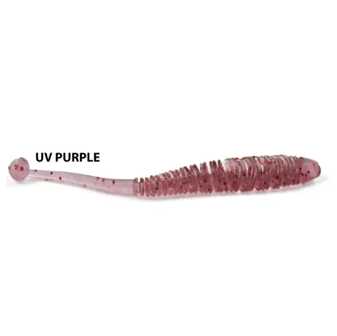 Rapture Evoke Worm 10cm uv purple 8db plasztik csali Speciale Aanbieding