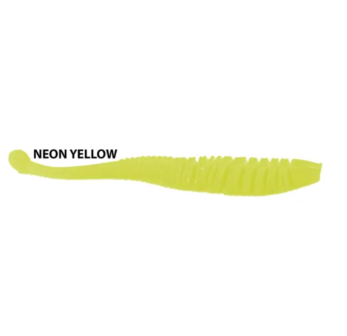 Rapture Evoke Worm 10cm neon yellow 8db plasztik csali Gereduceerde Prijs