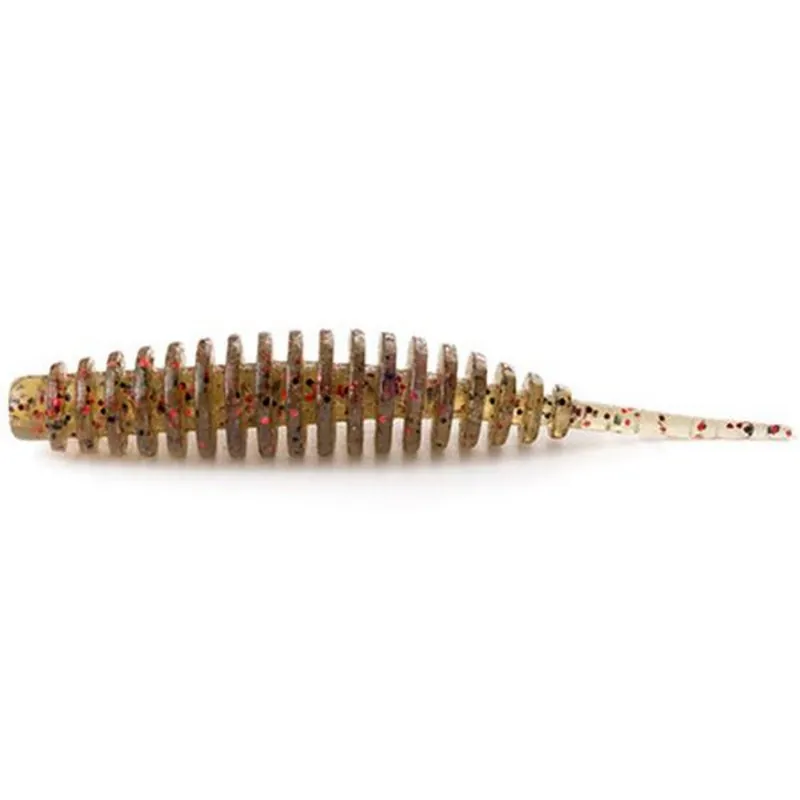 Speciale Aanbieding Fishup_Tanta 1.5" 10Pcs. 045 - Green Pumpkin/Red & Black gumiféreg