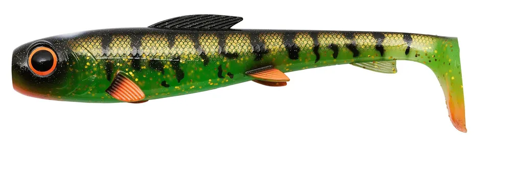 Abu Garcia Svartzonker SZ McPike 25cm 131g 2 Darab Fire Bass gumihal Uitverkoop