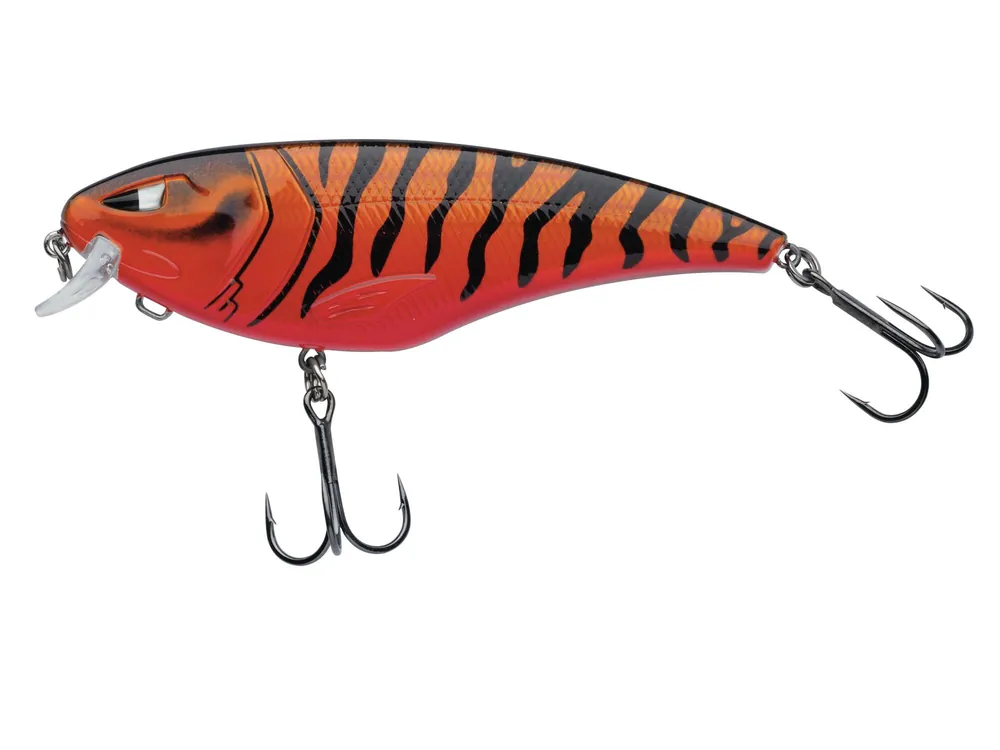 Berkley Zilla Flanker 11cm/29g Red Tiger wobbler Snelle Levering