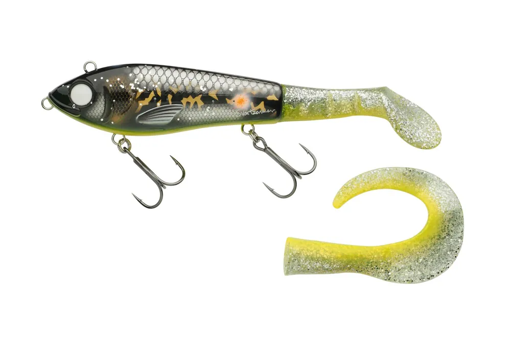 Abu Garcia Svartzonker SVZ McHybrid 20cm 100g Ghost Walleye hibrid wobbler Direct Beschikbaar