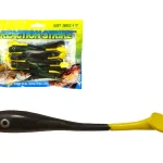 Finale Uitverkoop Arno Sphere Minnow Black-Yellow 11Cm 10db/cs gumihal